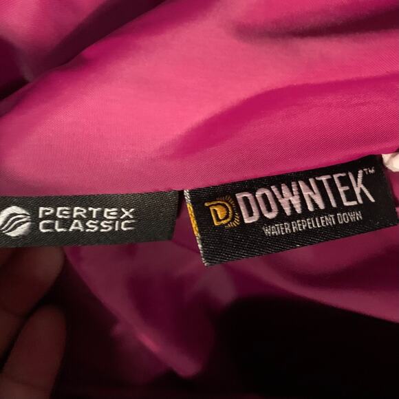 LL Bean Women's Trail Model Down Parka Size S Mulberry Water Repellent 295963 - Picture 10 of 10